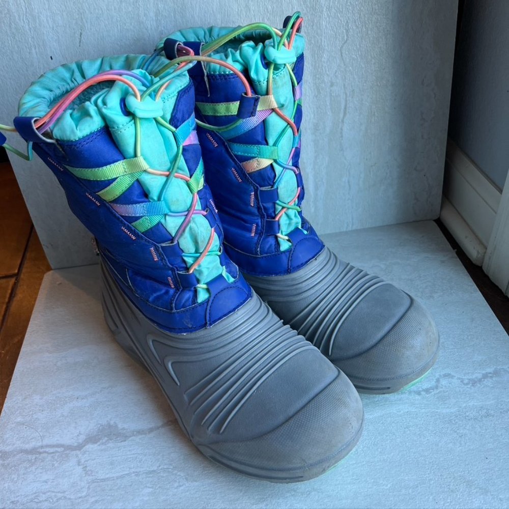 Merrell Blue Teal Gray Women's Winter Rain Boots